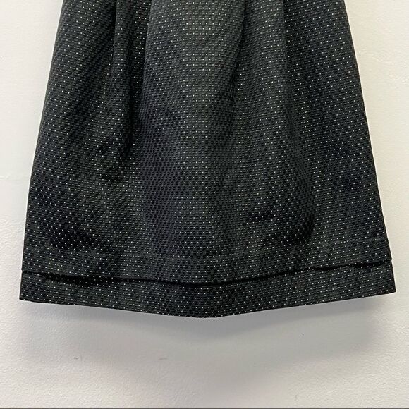 Madewell Lowlight Black & Gold Shimmer Dot Dress Size 2 - Picture 6 of 14